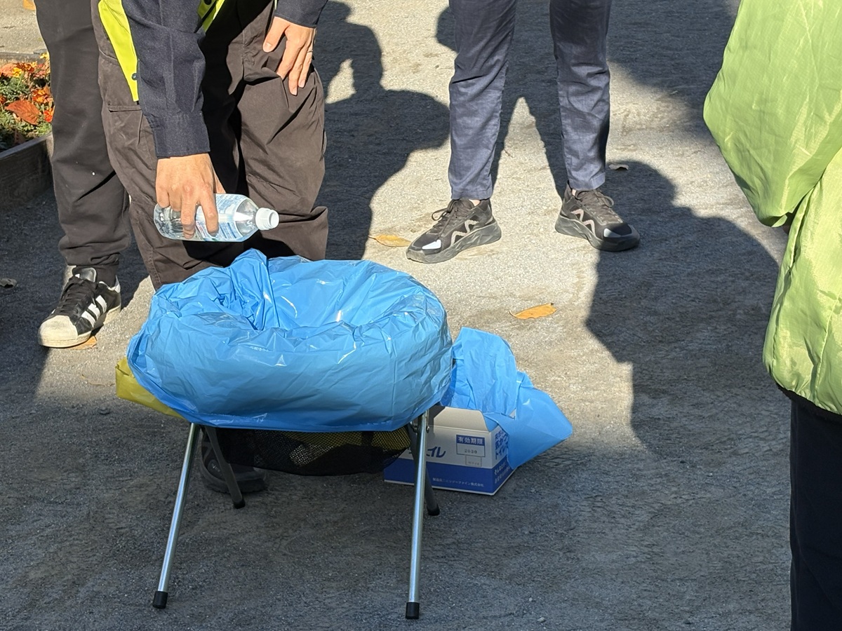 ミネラルウォーターで実験