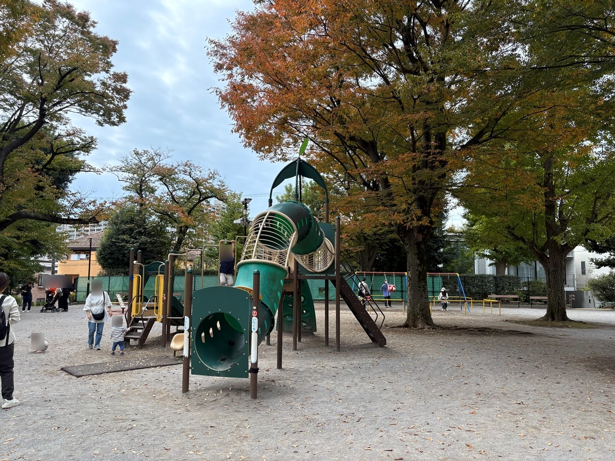 たくさんの遊具が置かれて子どもたちが楽しそうに遊んでいる