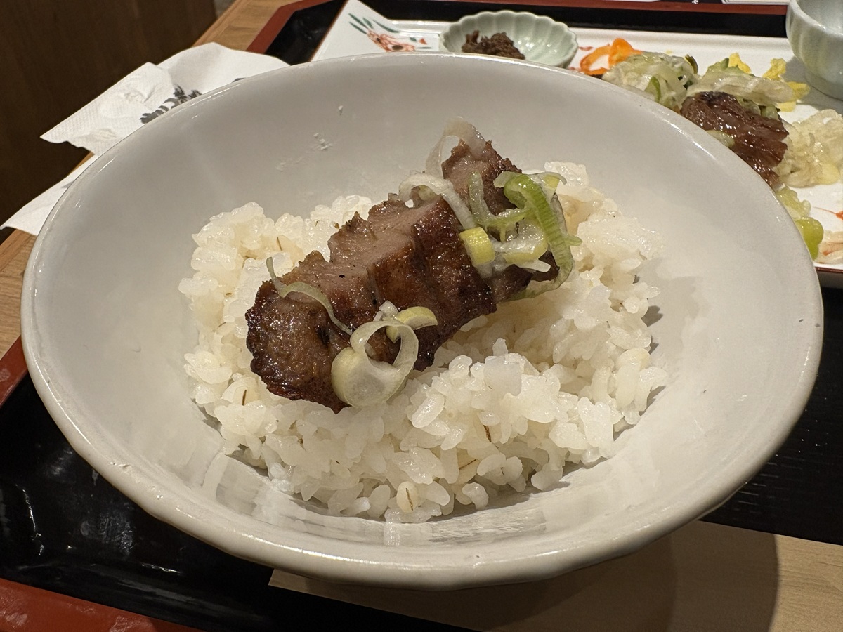 麦飯で栄養バランスもばっちり