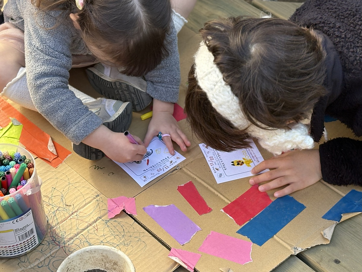 動物の絵を描いて動物園をつくろう