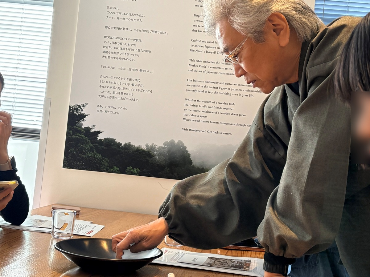 中村淸孝さんによるお茶の市場動向説明