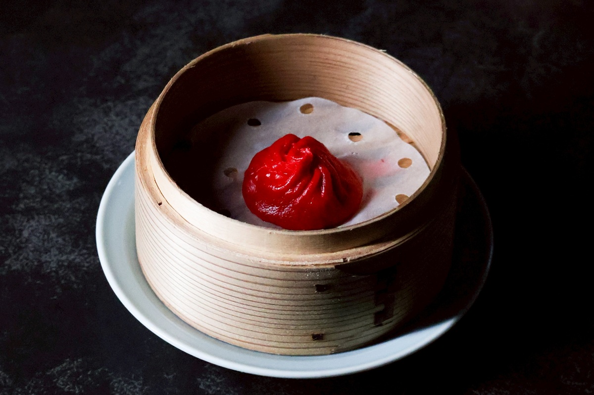 中華Aokiの小籠包は目でも楽しめる