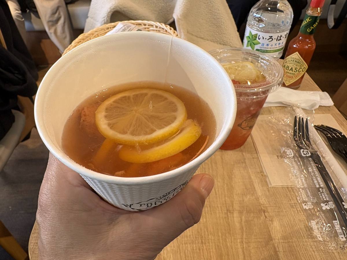 あまおうクラフトレモネード（HOT）