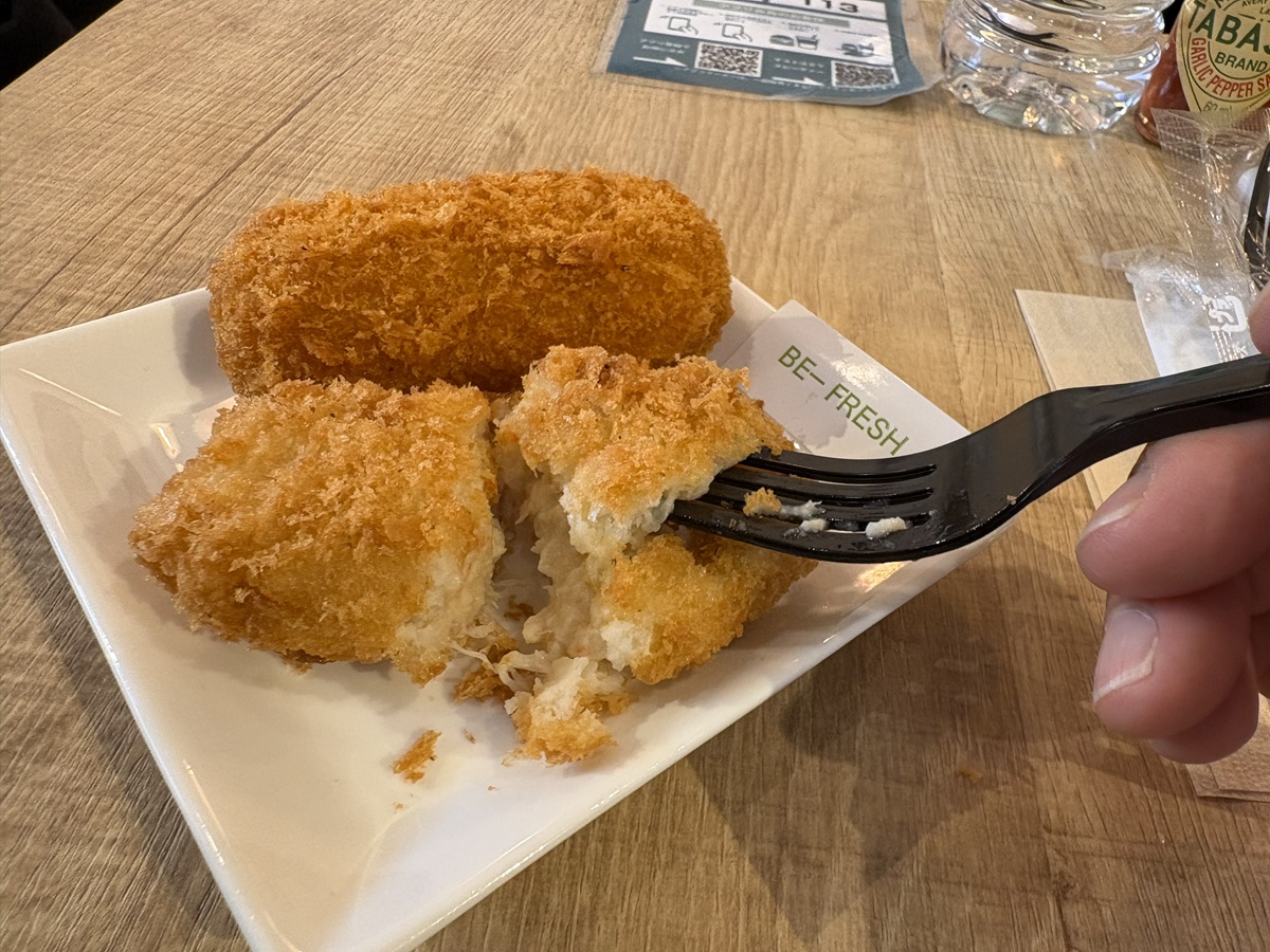 フレッシュネスのカニクリームコロッケ