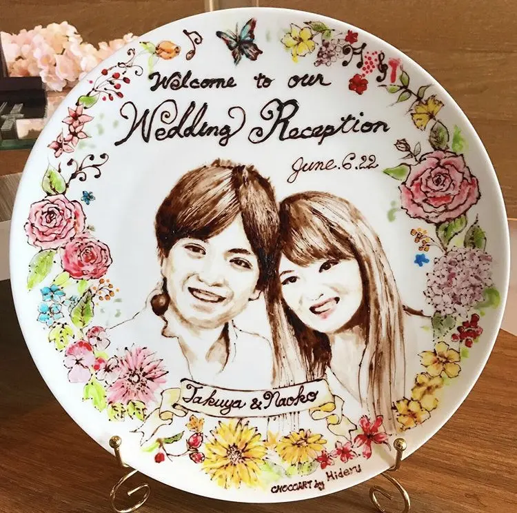 HIDERU チョコアート WELCOME BORD