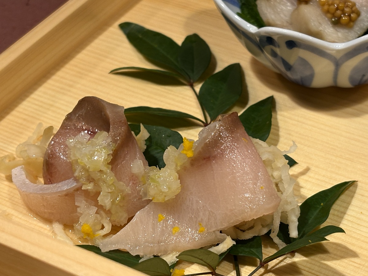 寒鰤の昆布締め