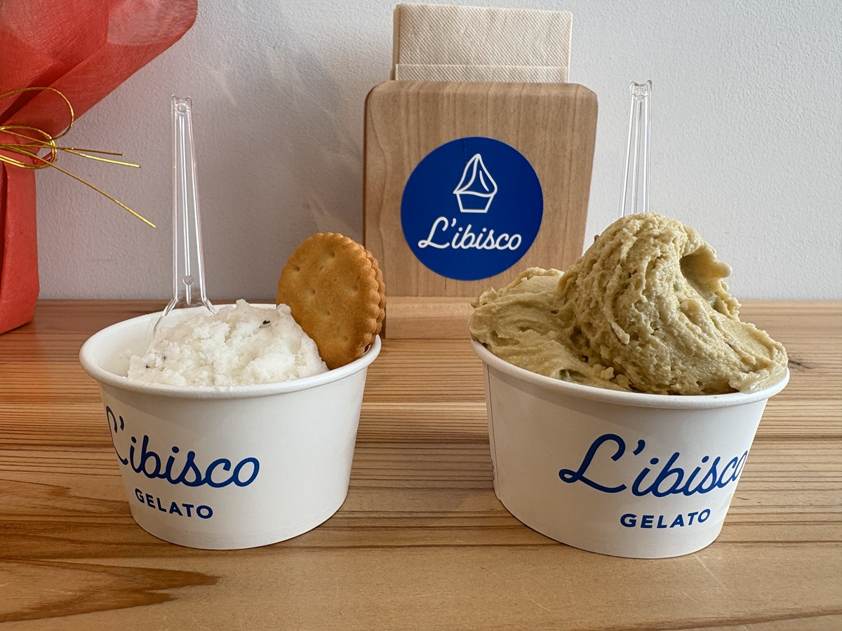 2種類のジェラートを食べてきました