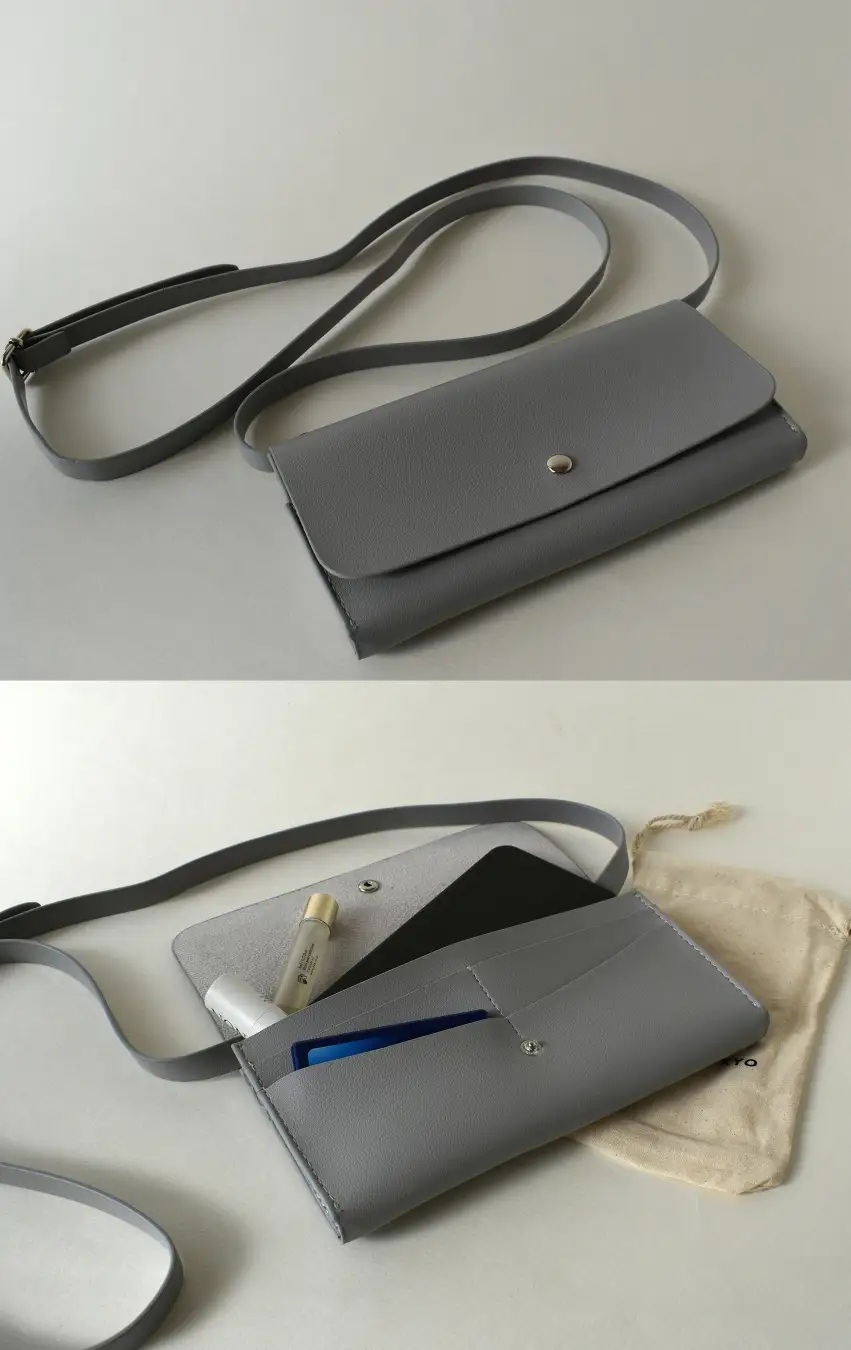 ストラップ付きメガネパース