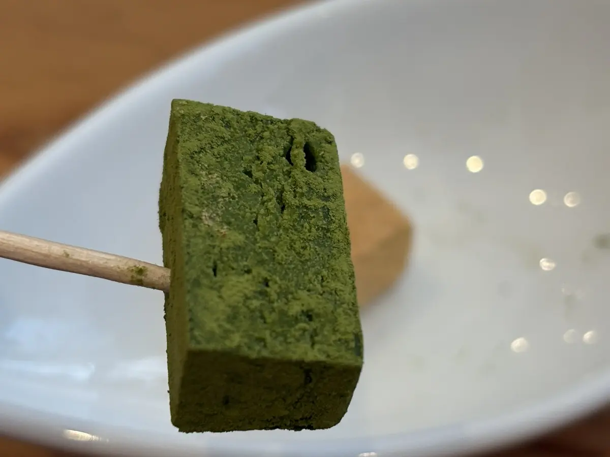 抹茶の生チョコレート