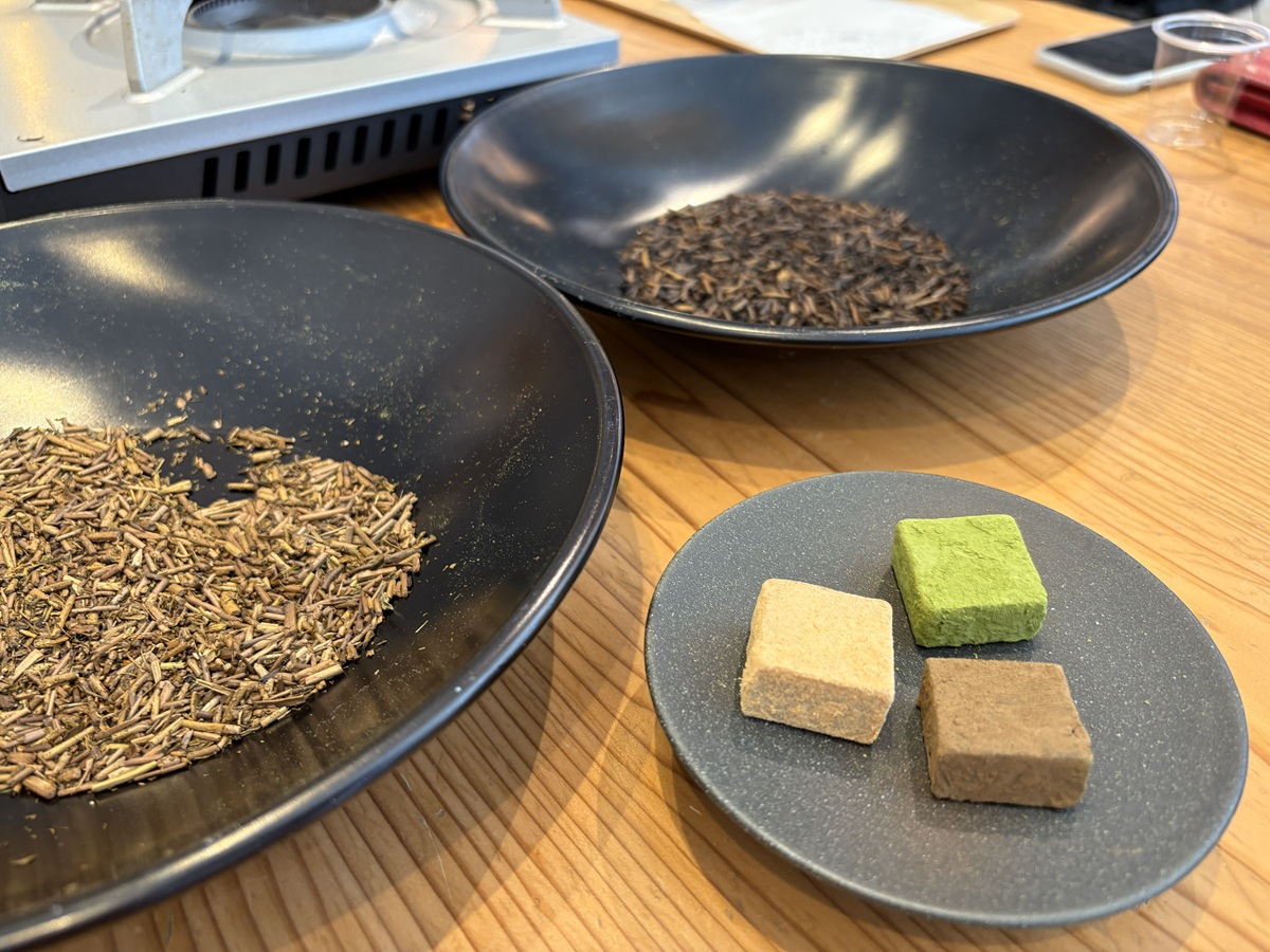 オリジナルレシピで完成させたほうじ茶パウダー