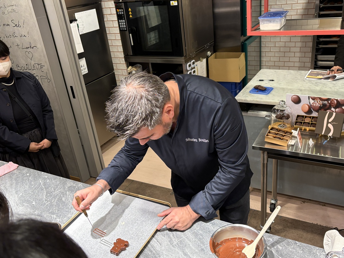 セバスチャン・ブイエさんによるデモンストレーション