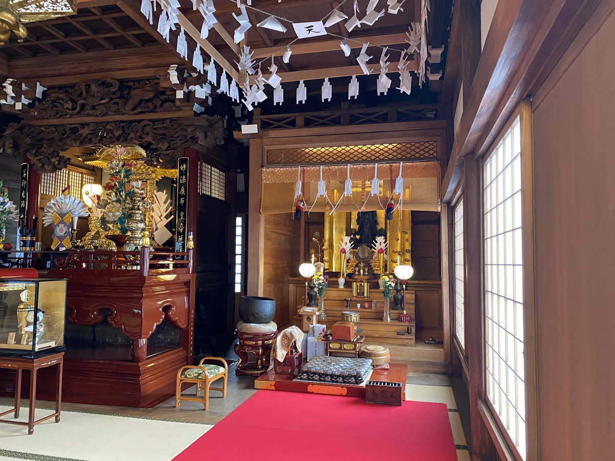 木剣加持が行われた鬼子母神堂