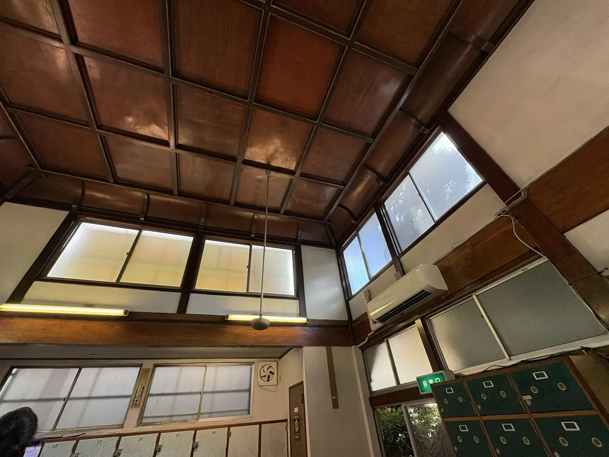 大黒湯の女湯　脱衣所