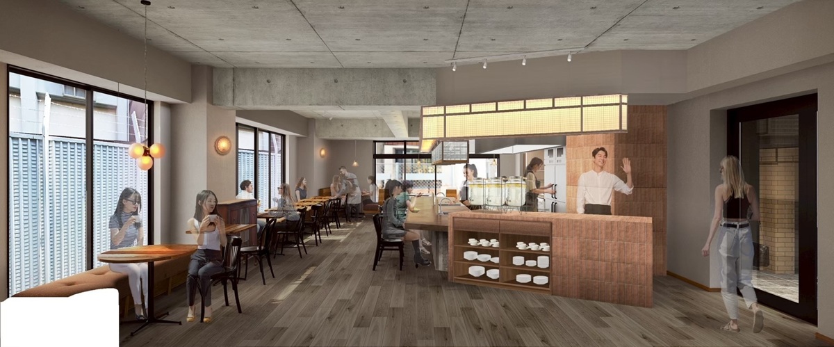 スープスパ&焼きスパ getti 中目黒の店内イメージパース