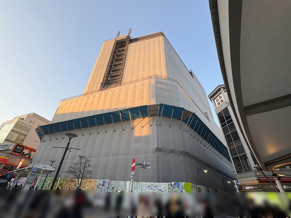 自由が丘駅前再開発もいよいよ大詰め