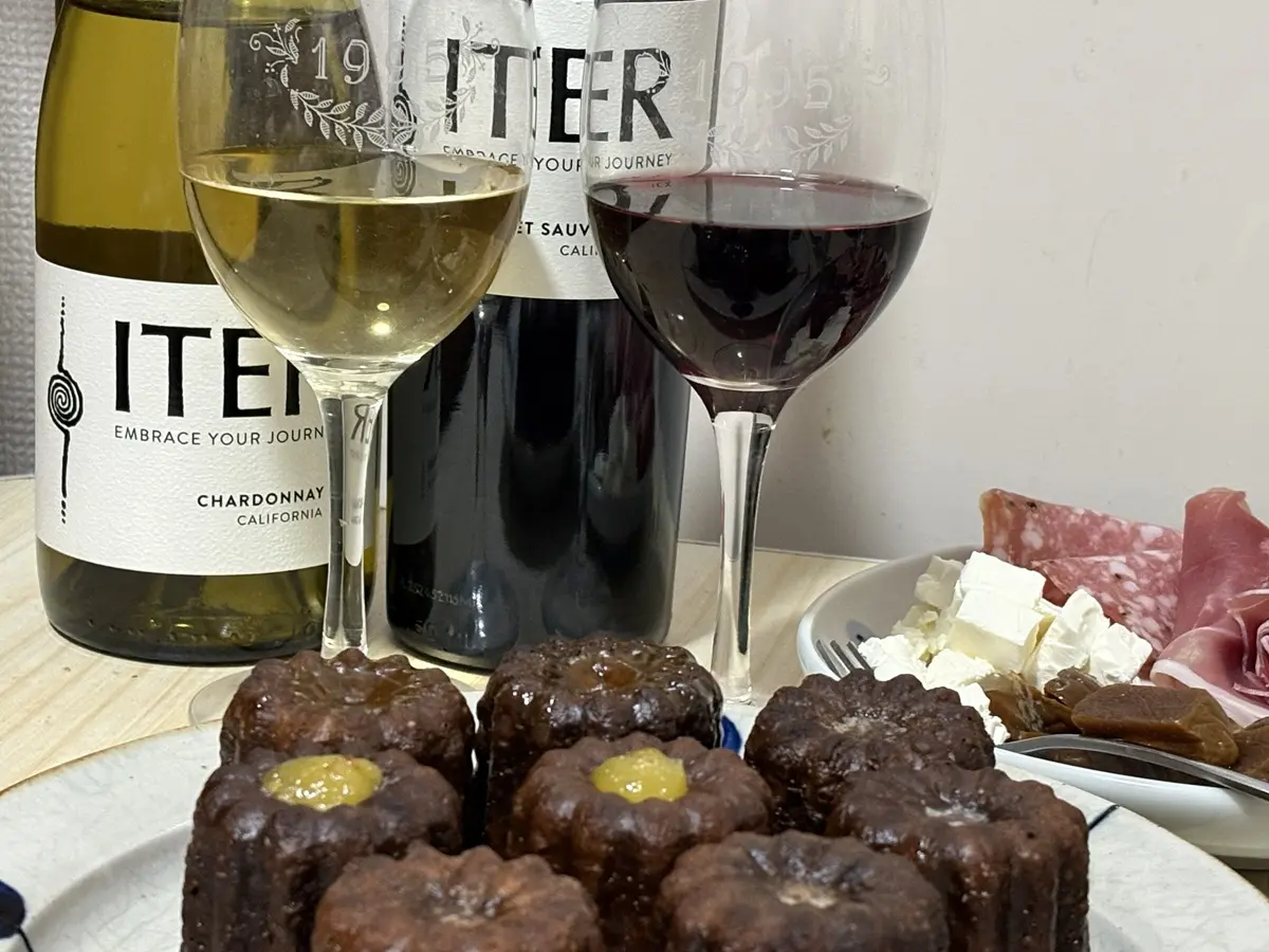 ワイン・カヌレ・つまみ