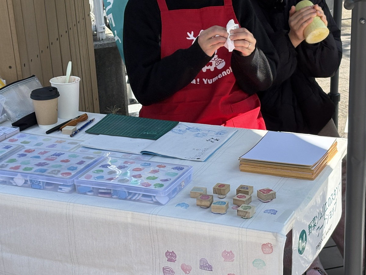 野菜ソムリエのスタンプワークショップ