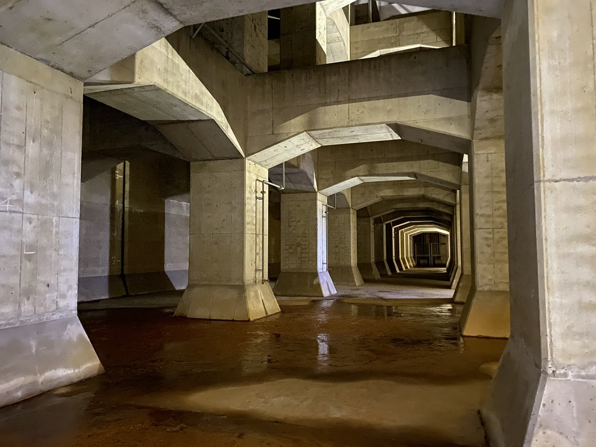 船入場調節池（めぐろ水防フェスタ2023より）