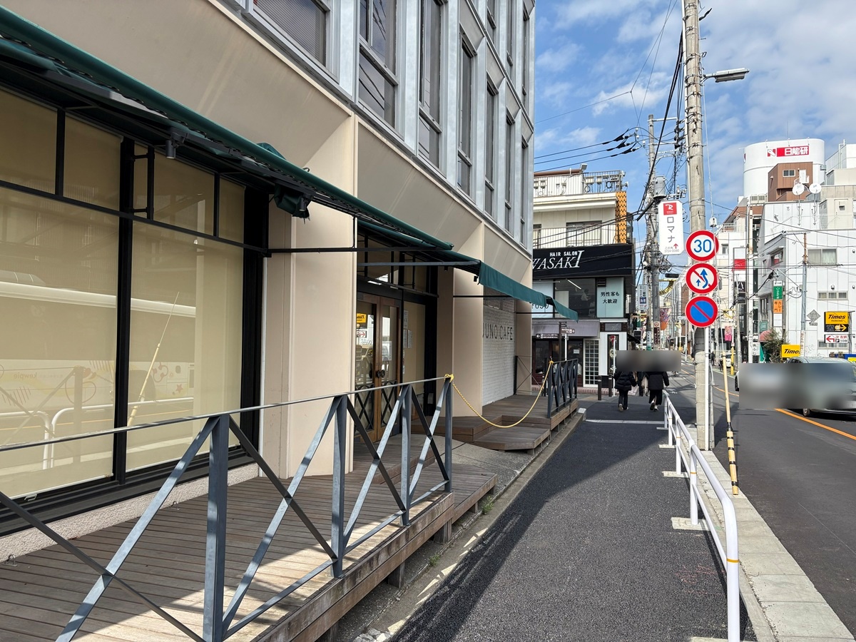 ジュノカフェ自由が丘店の場所