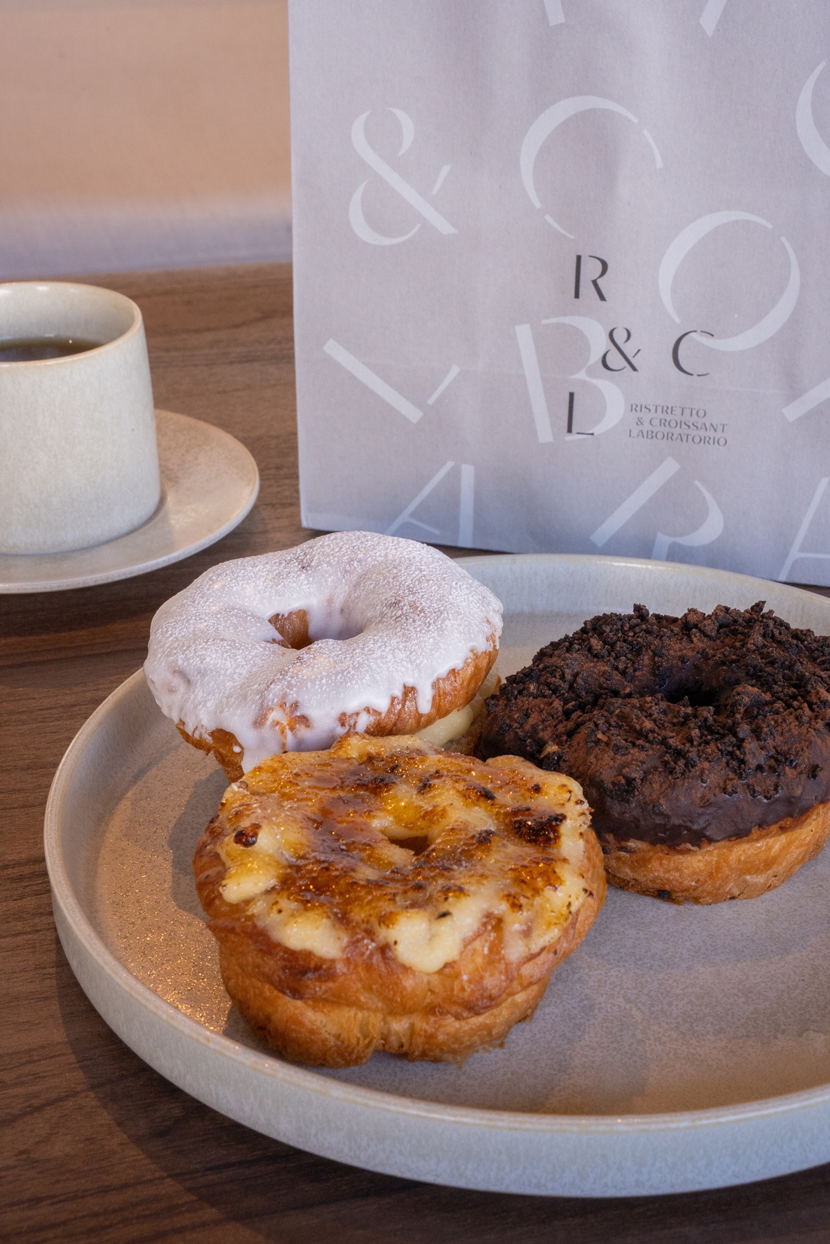 スイーツ系のクロワッサンドーナツ