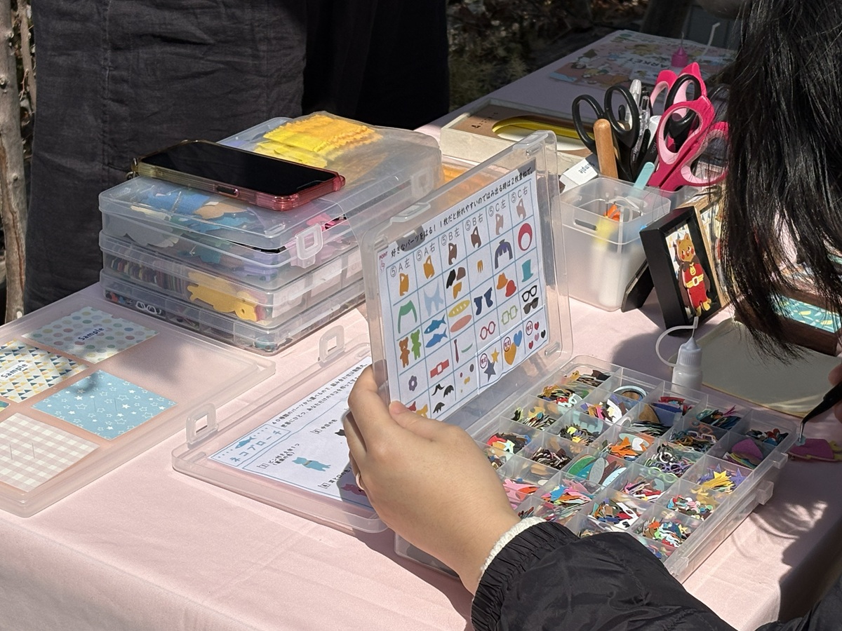 ネコブローチのワークショップ