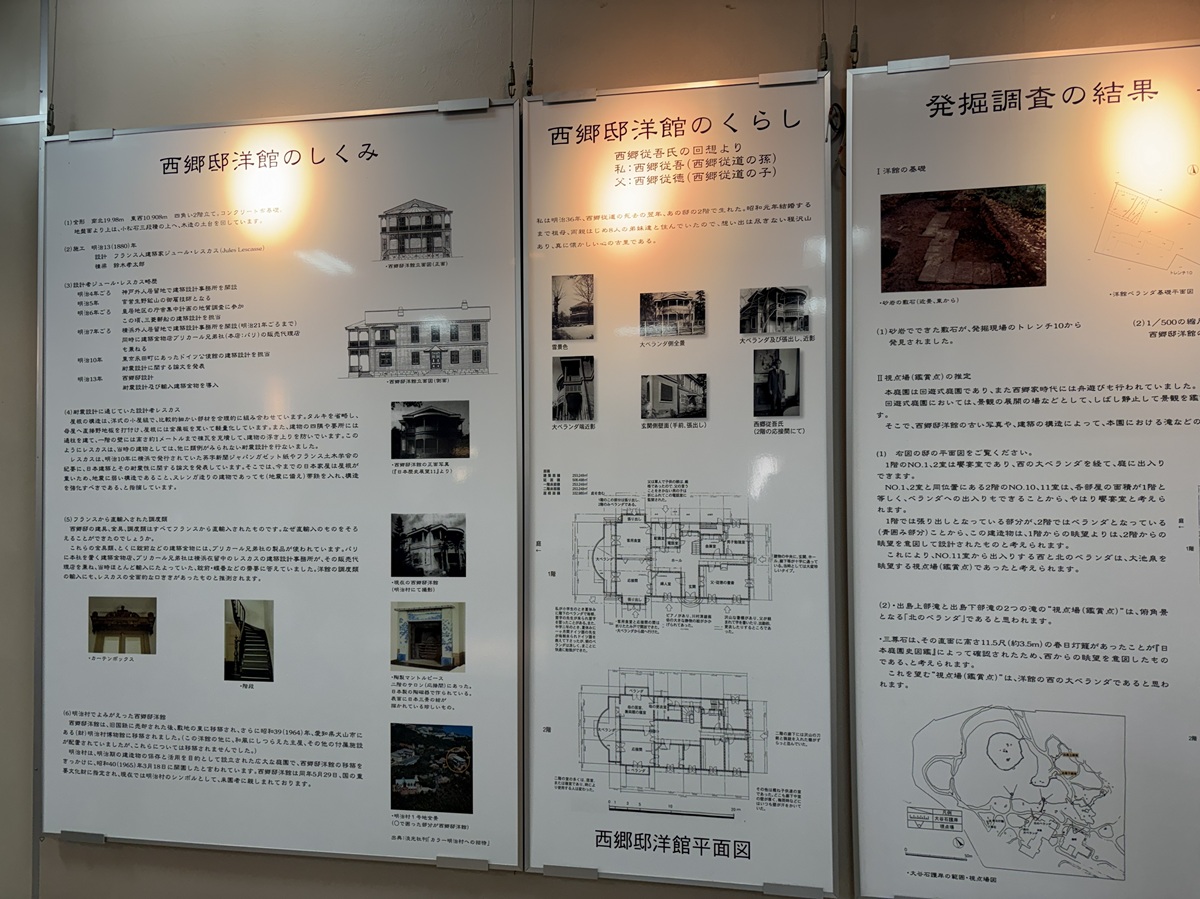 西郷邸のしくみなど