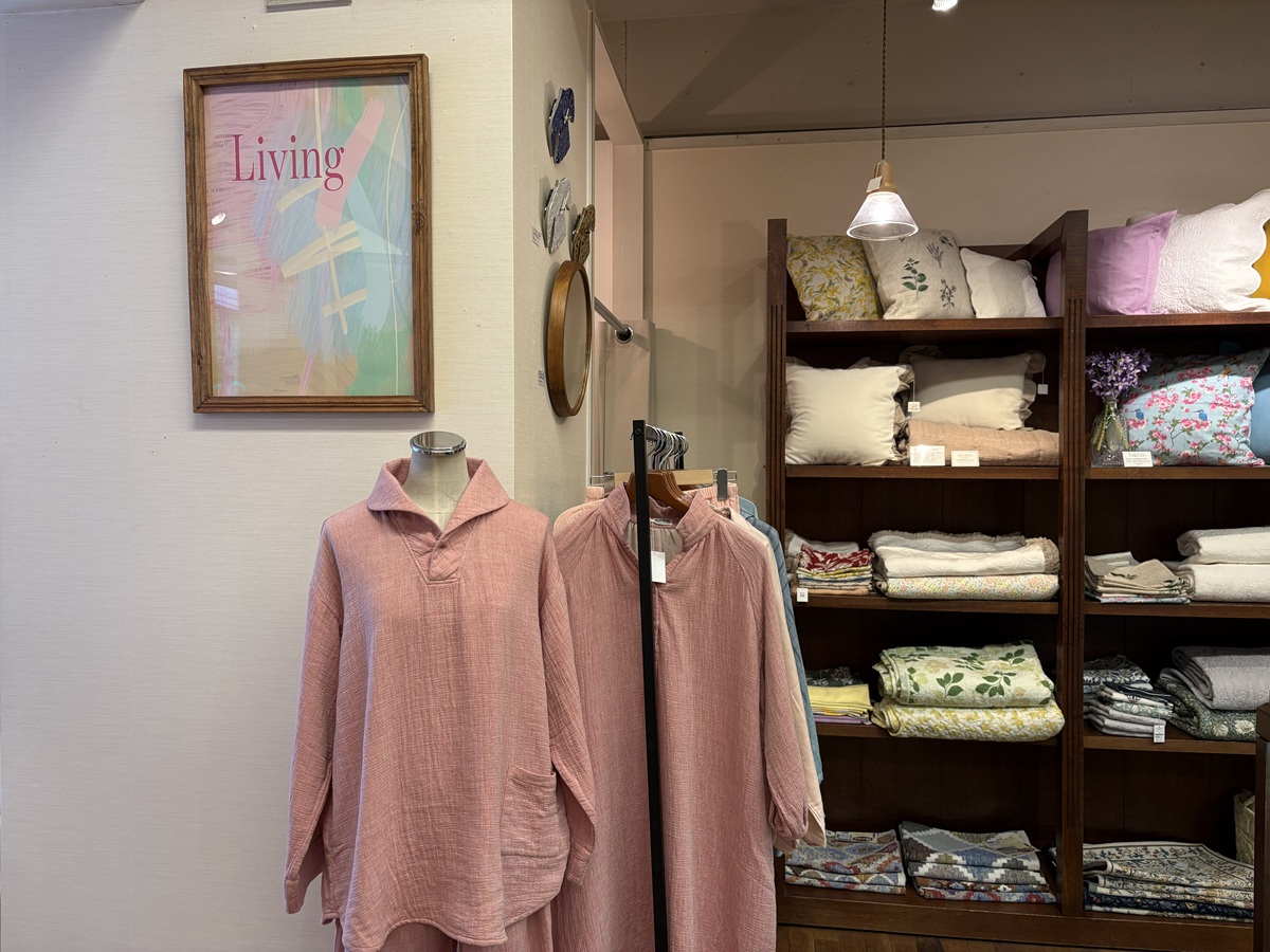 リビングウエアのコーナー