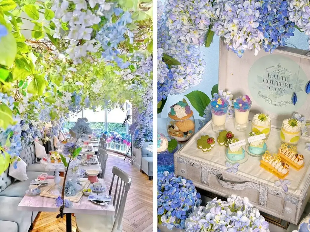 HAUTE COUTURE CAFE 中目黒 あじさいアフタヌーンティー