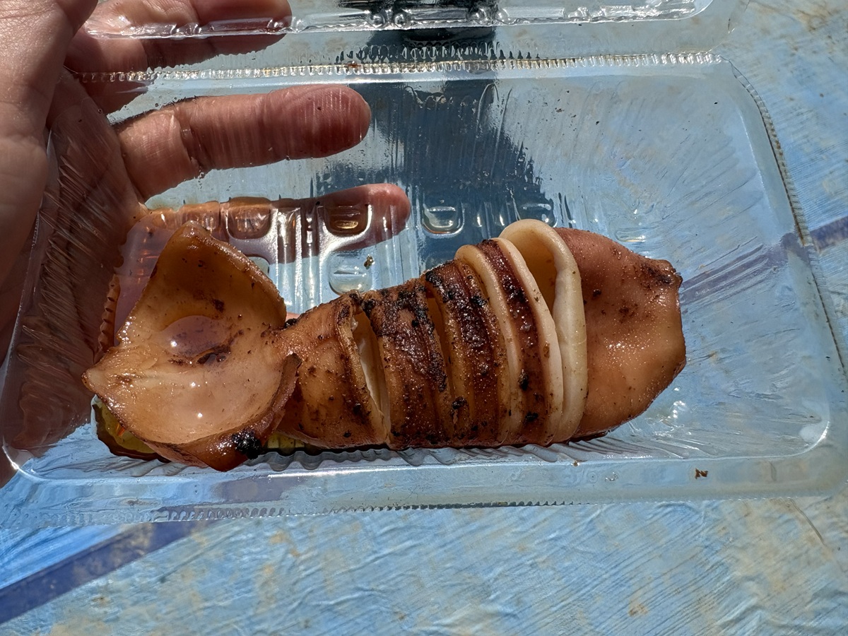 イカ焼きを追加購入