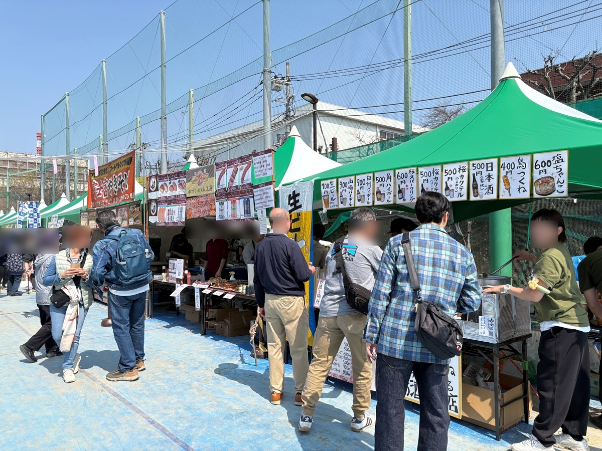 どのブースもまだ余裕あり