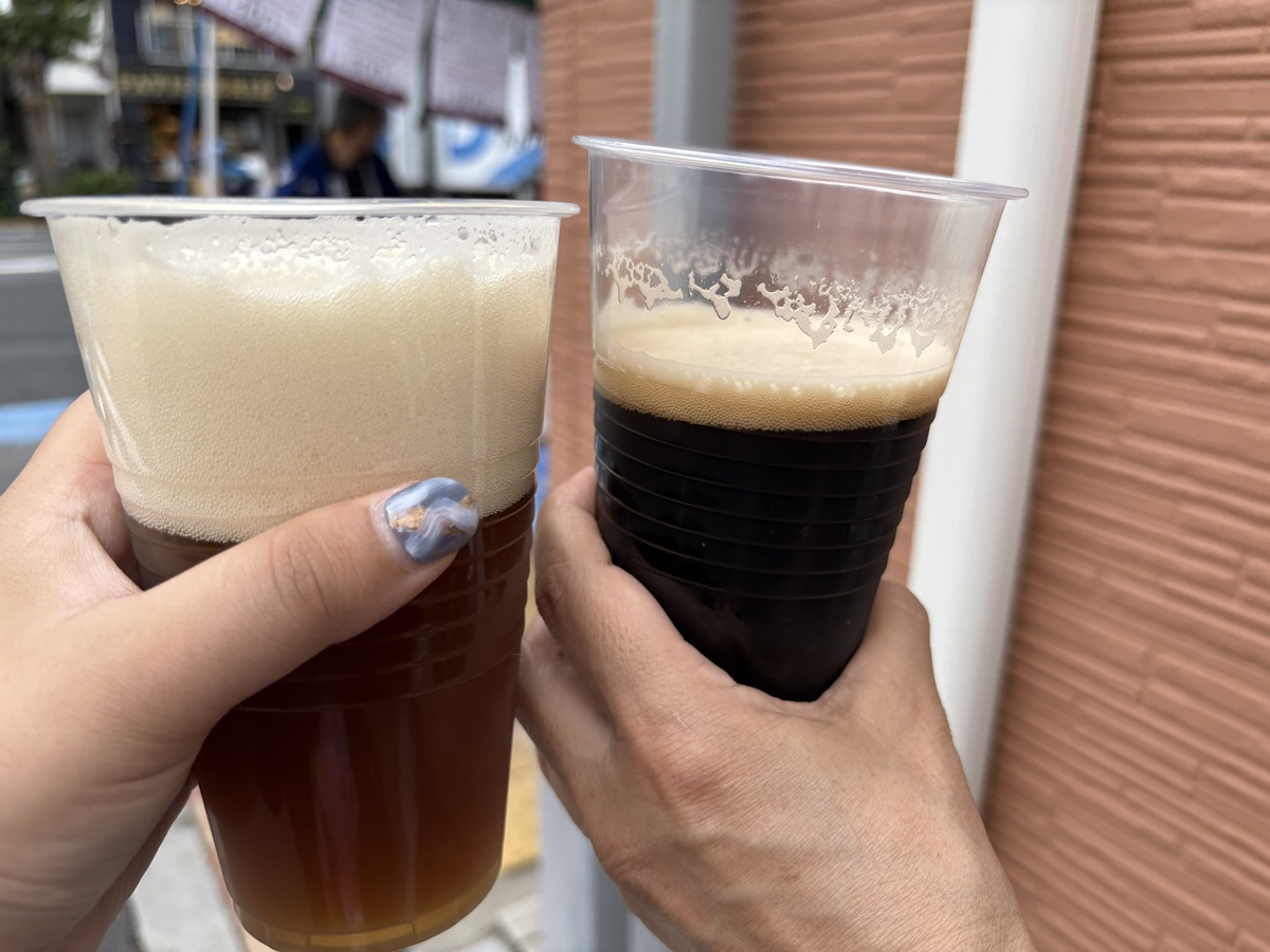 クラフトビールで乾杯