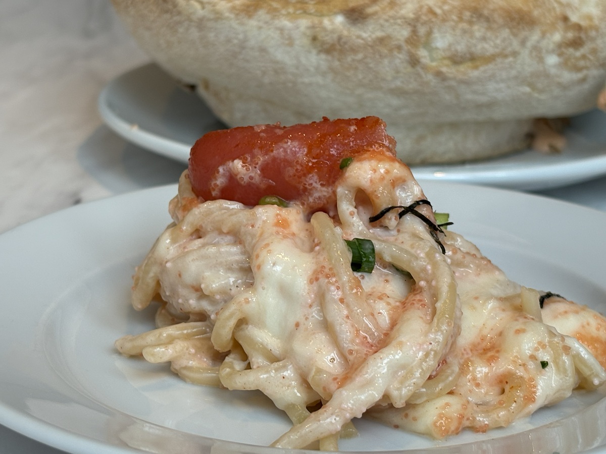 明太子のトッピングを追加