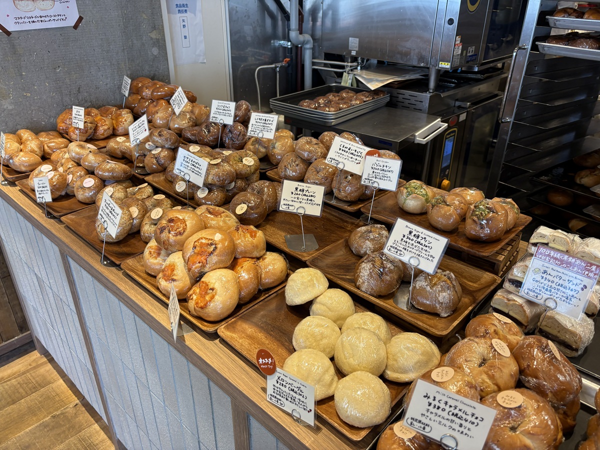 ムギベーグルのラインナップ