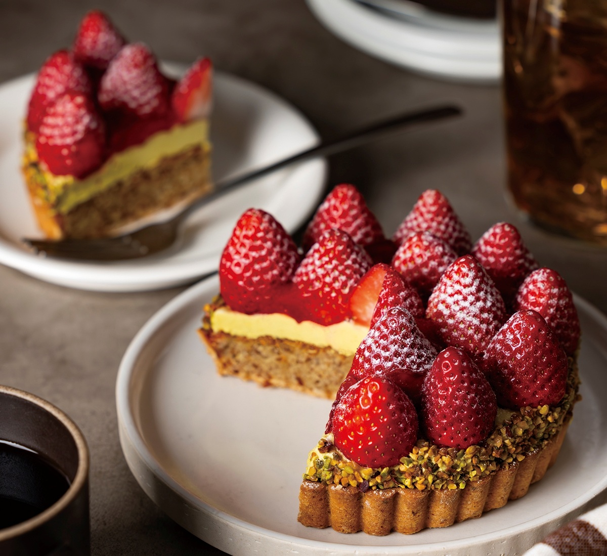 ストロベリーピスタチオタルト