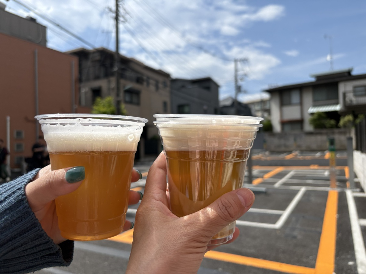 マイスターブロイ樽生で乾杯