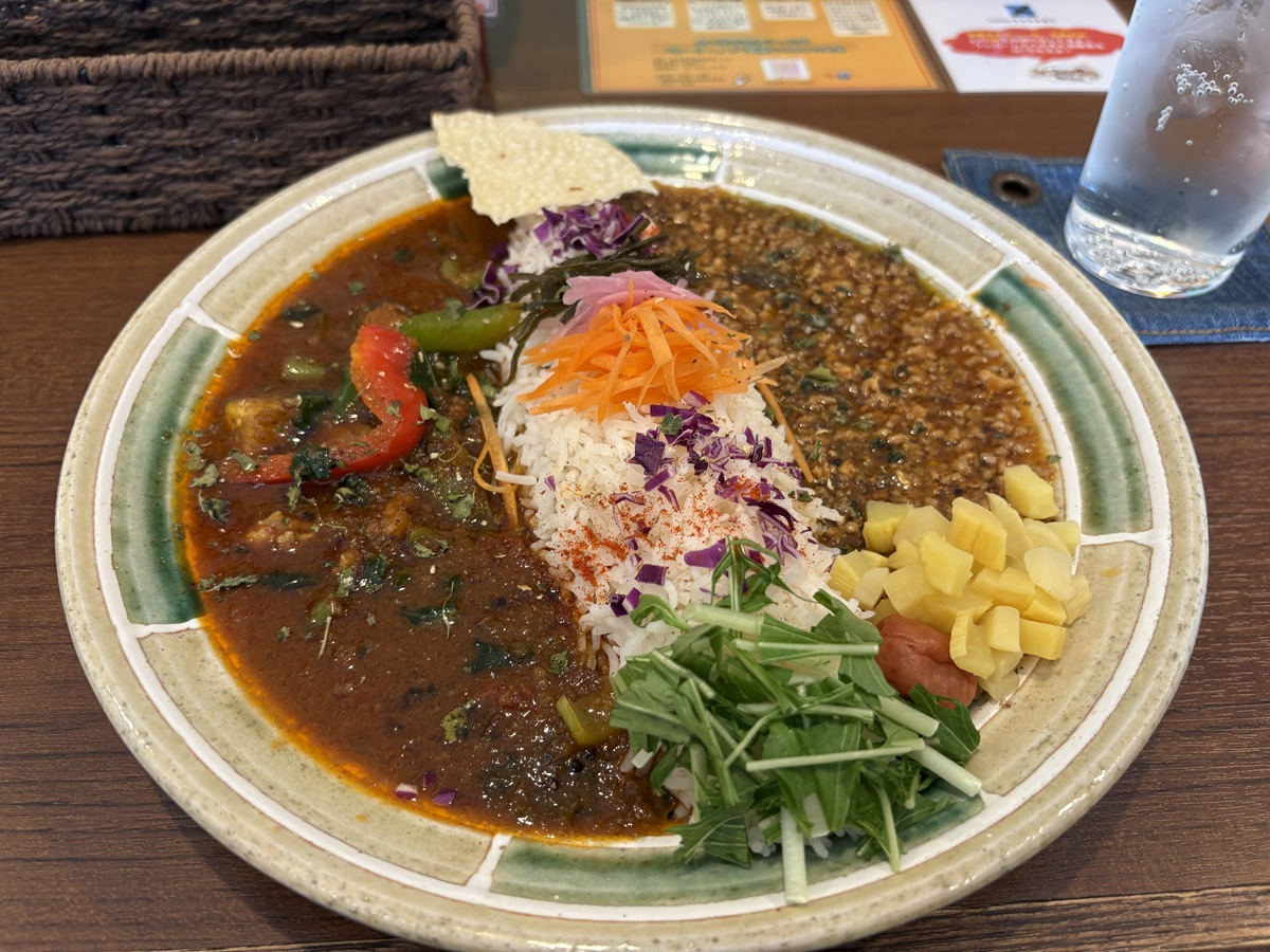 たくあんと梅干トッピング