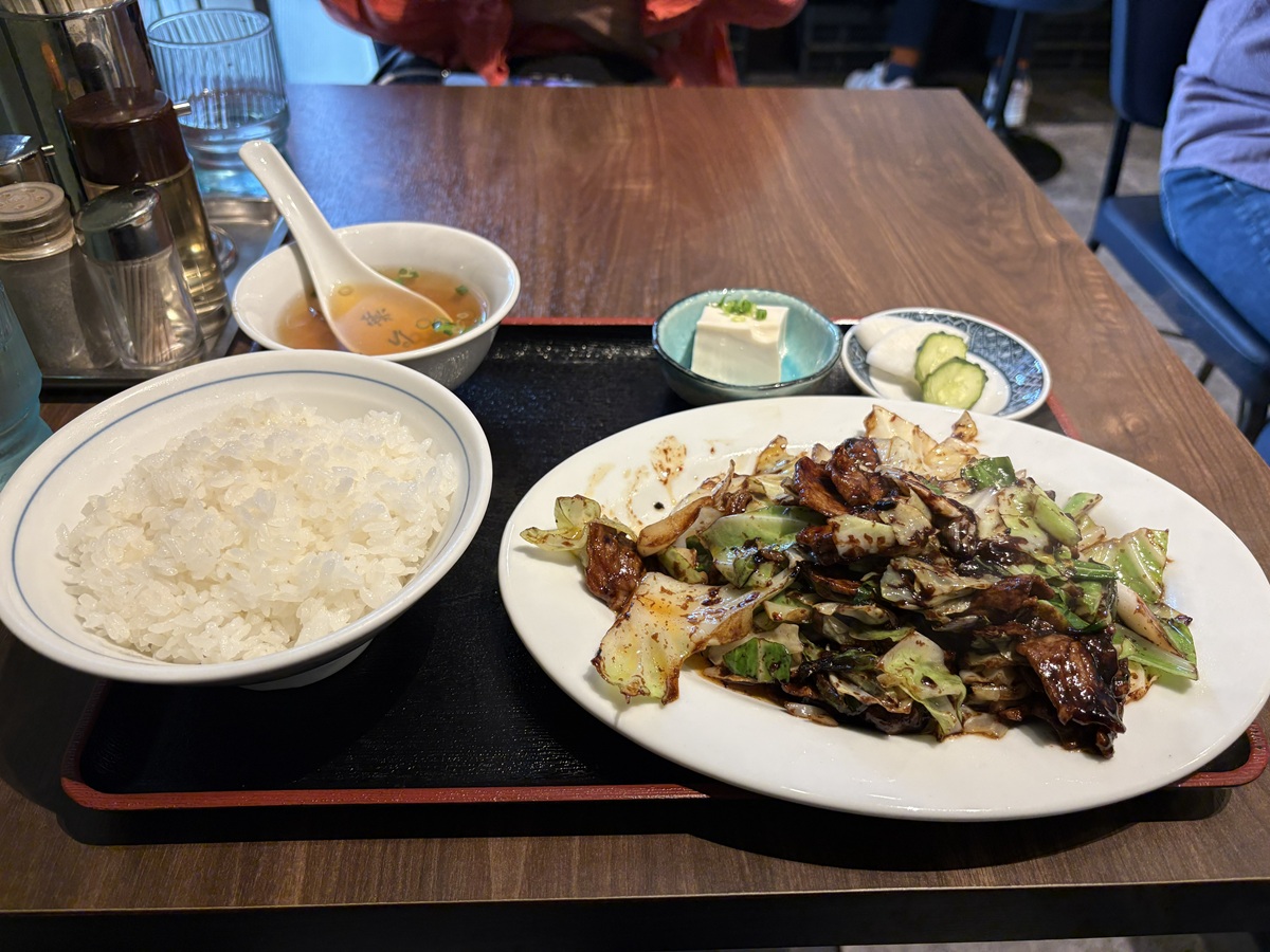 回鍋肉定食