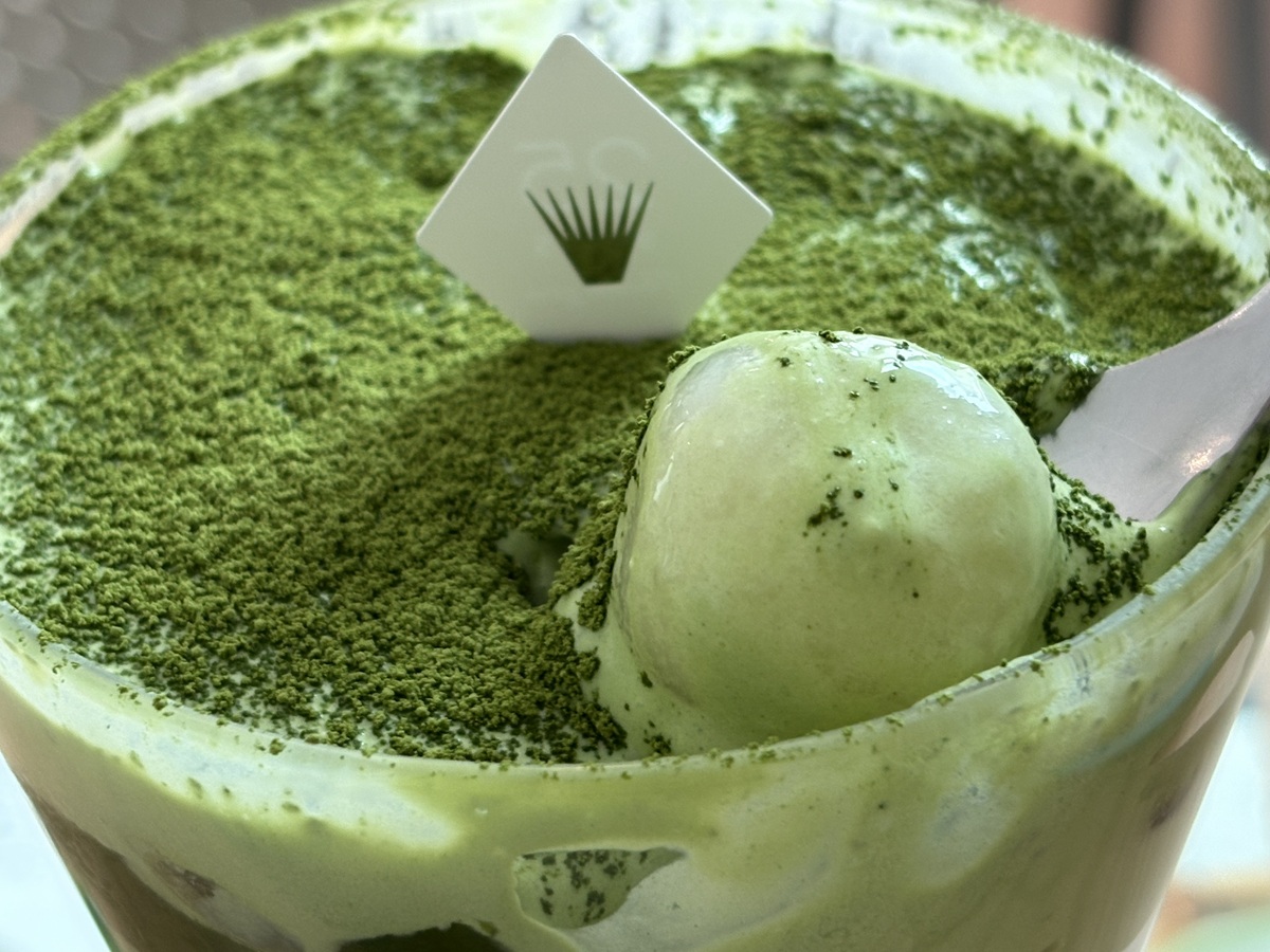 抹茶を引き立たせる素材