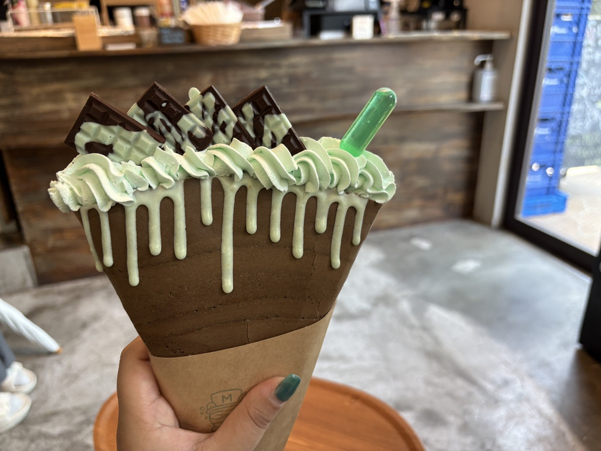 チョコミントショコラメルト