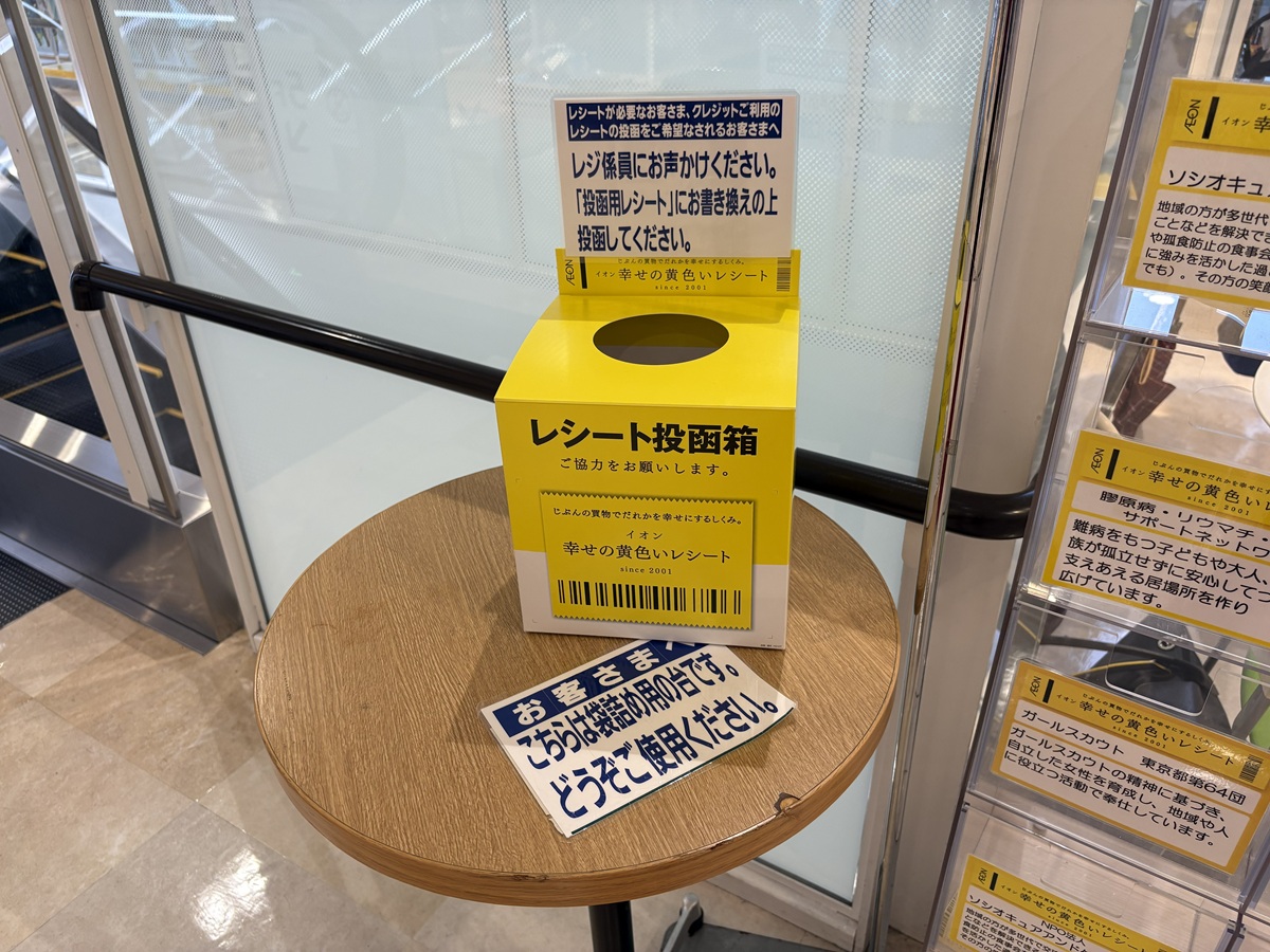 皆様のお買い物が支援に