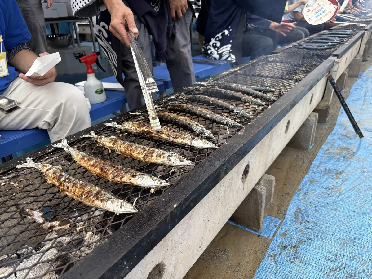 目黒さんま祭り2025の焼きさんま