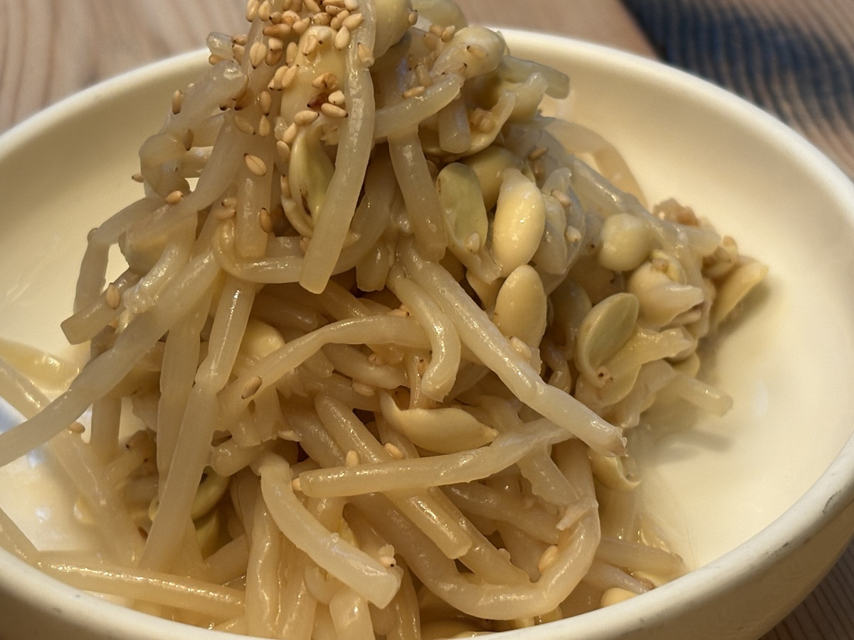 豆もやしを使ったナムル