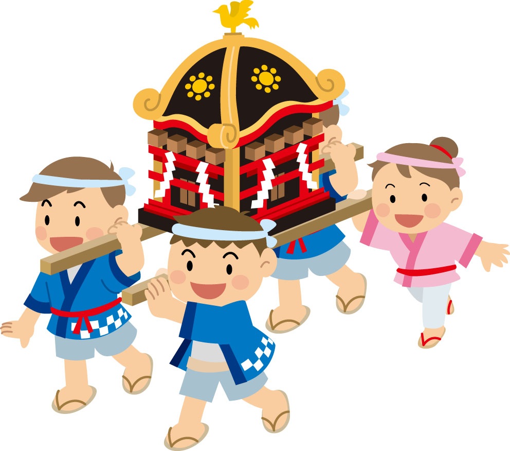 子ども神輿と山車