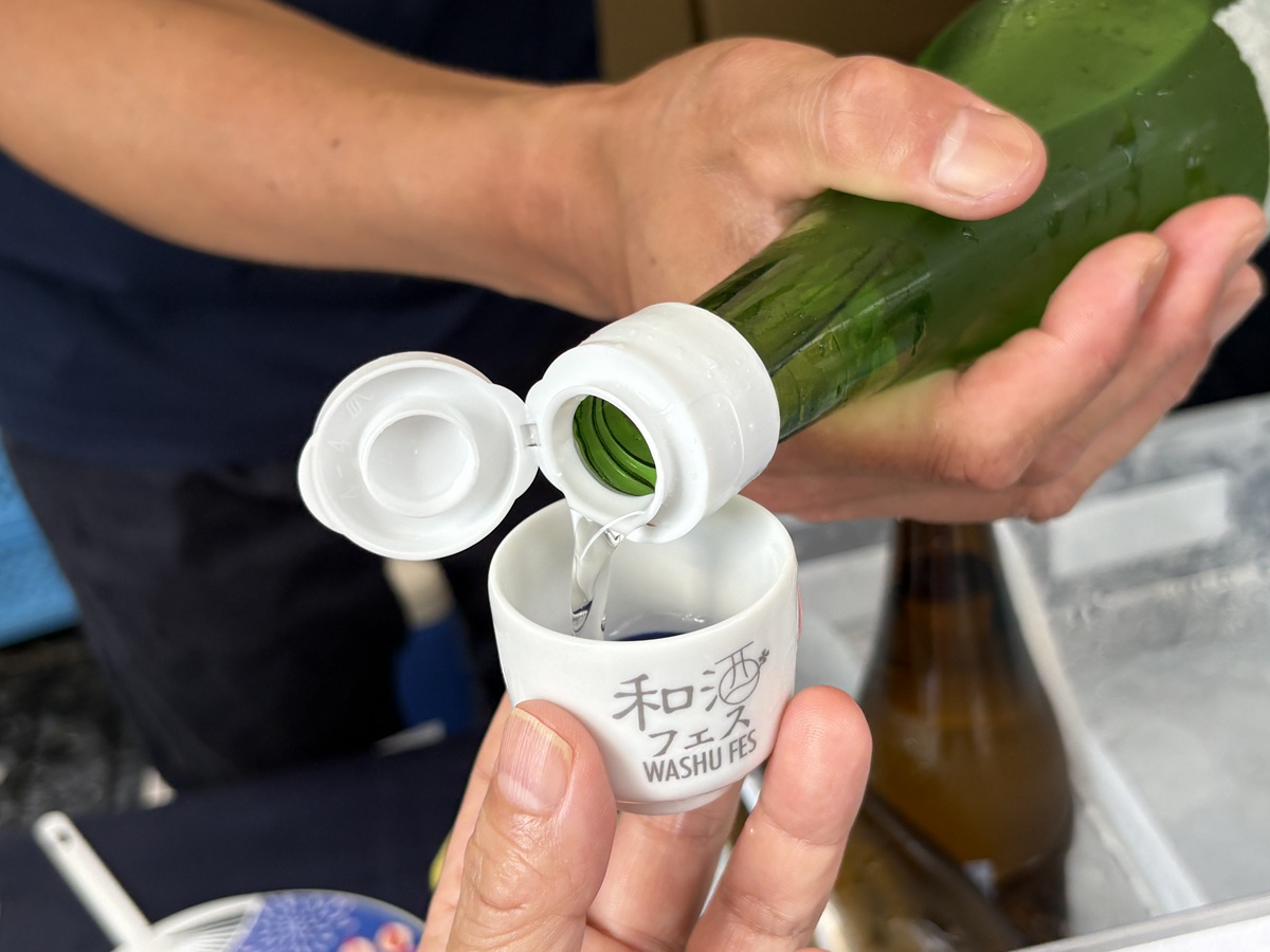 おがわの自然酒を試飲