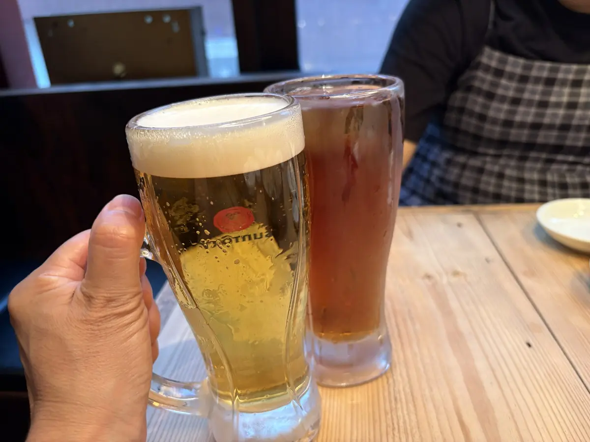 最初の1杯で乾杯