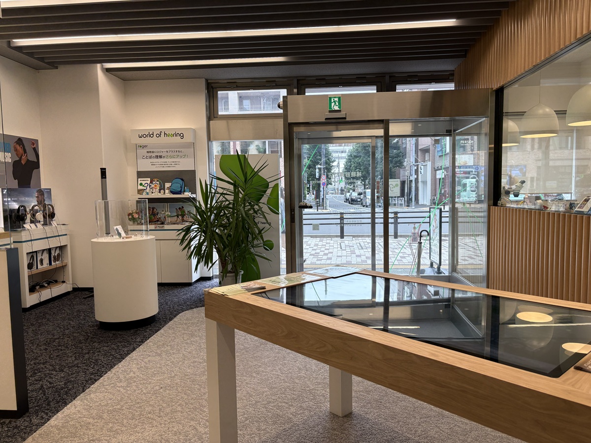 オーディオ・ノバ World of Hearing 中目黒の店内