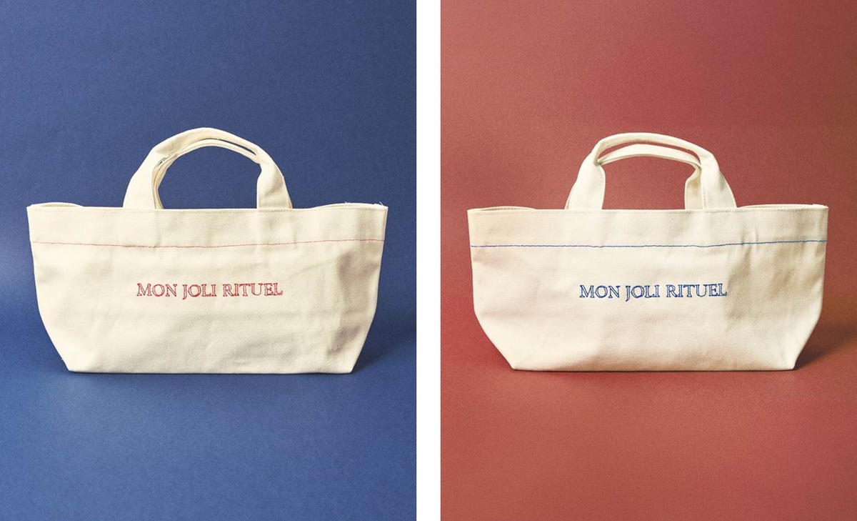 Cosme Kitchen MON JOLI RITUEL トートバッグ［RED／BLUE］
