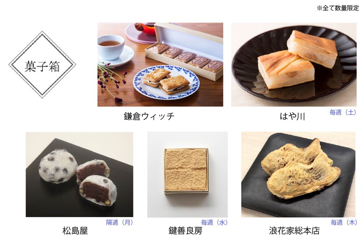 全国各地から選りすぐった菓子箱