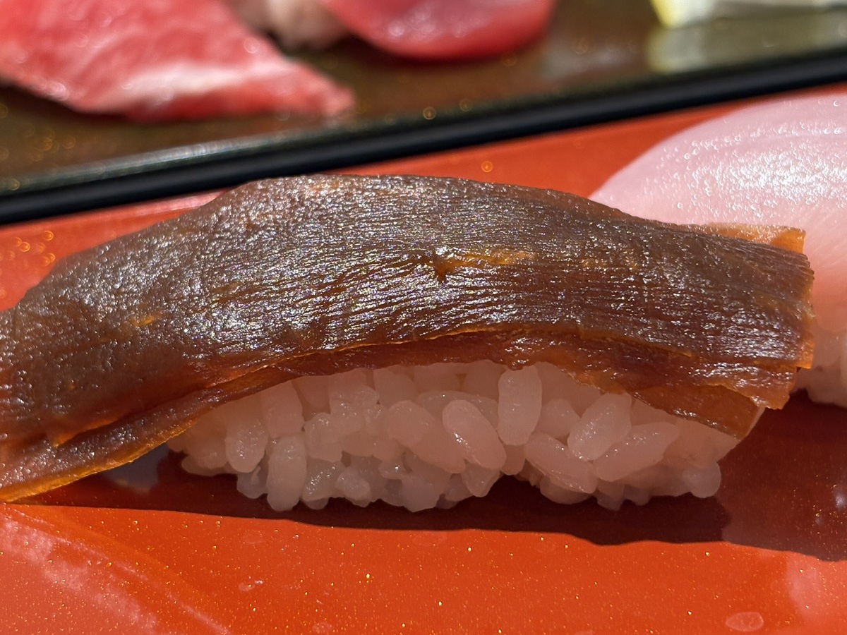 昔ながらの江戸前かんぴょう握り