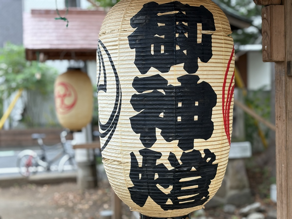 八雲氷川神社の御神燈